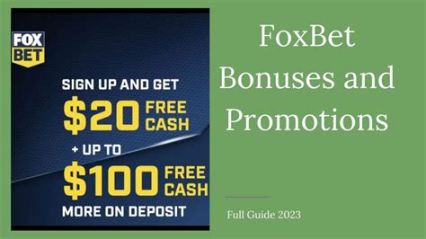 bonus for foxbet kansas